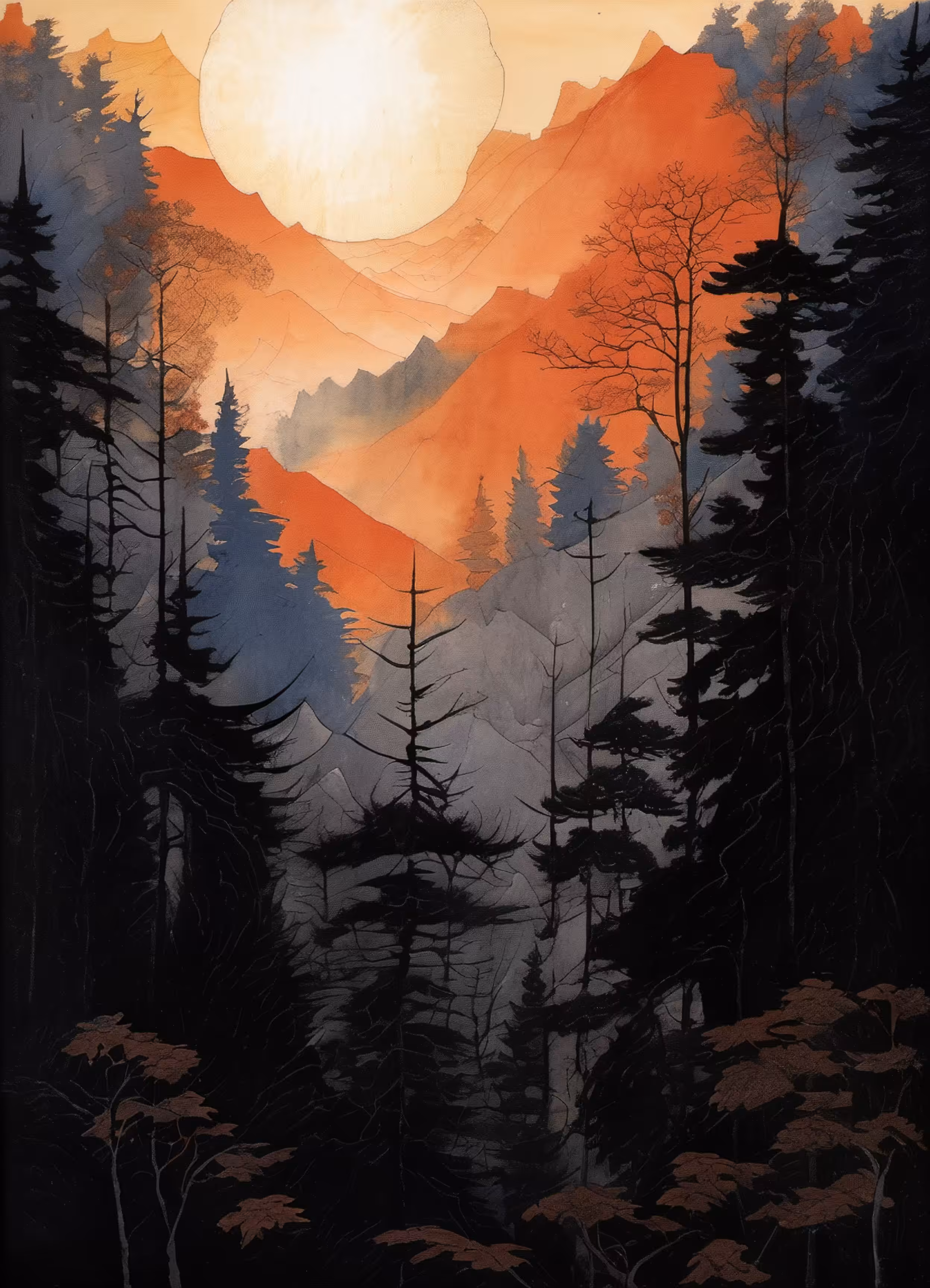 Woodblock Pixels #6