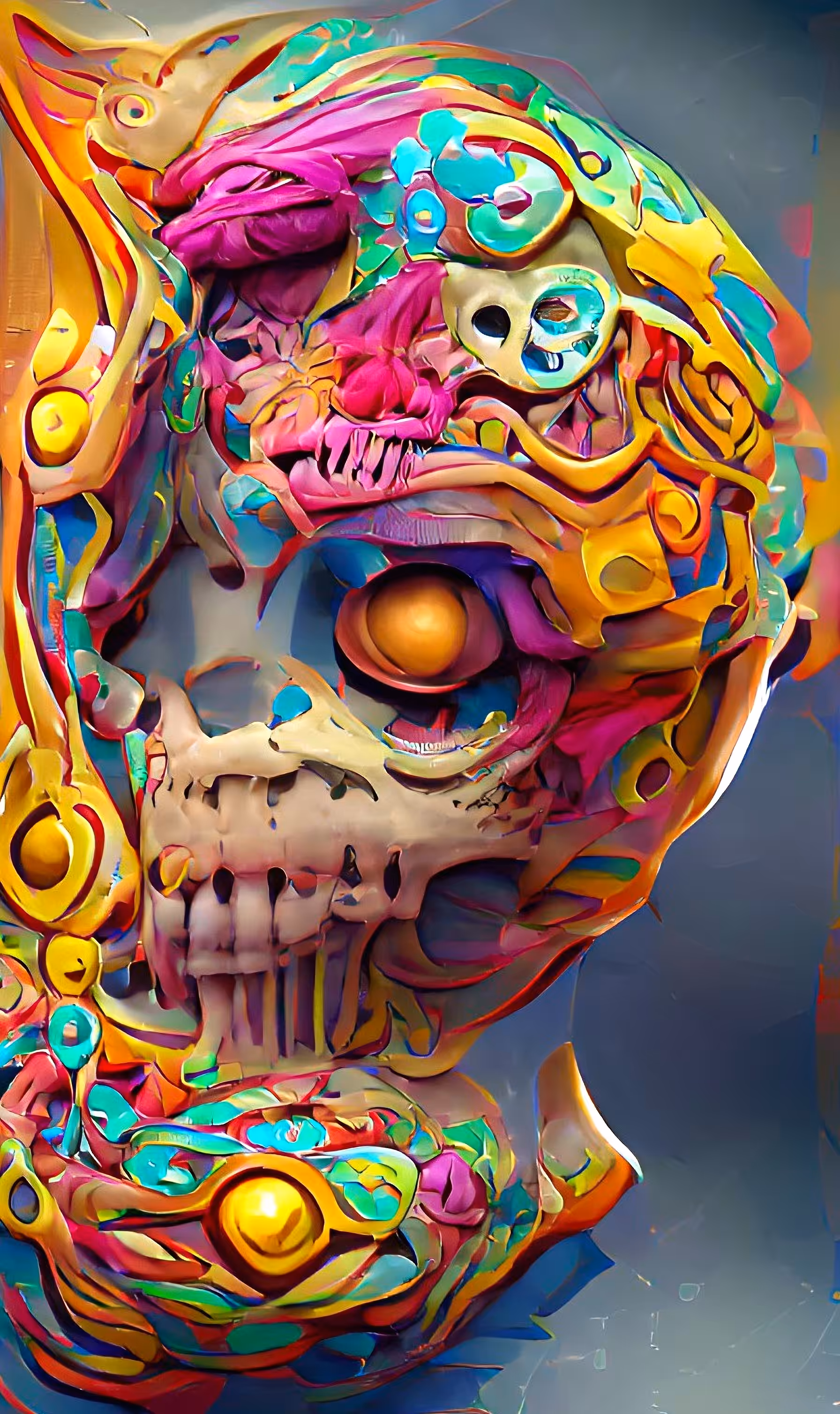 AI Series - Sugar Skull #02