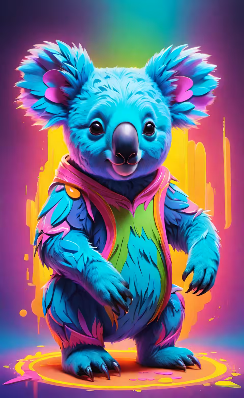 Psychedelic Koala