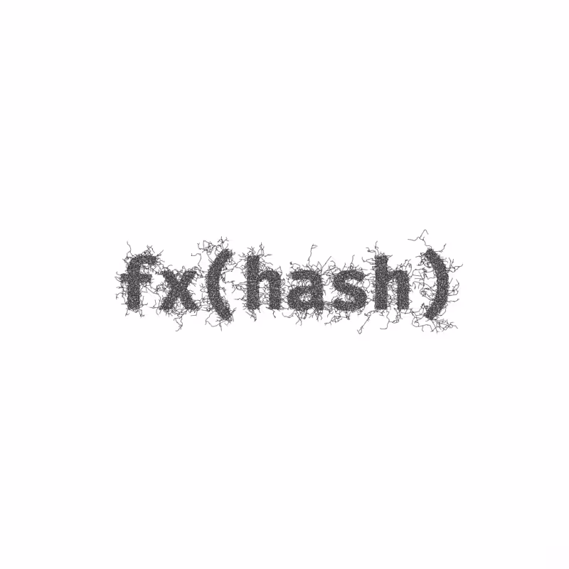 FXHASH Generative Logo #12
