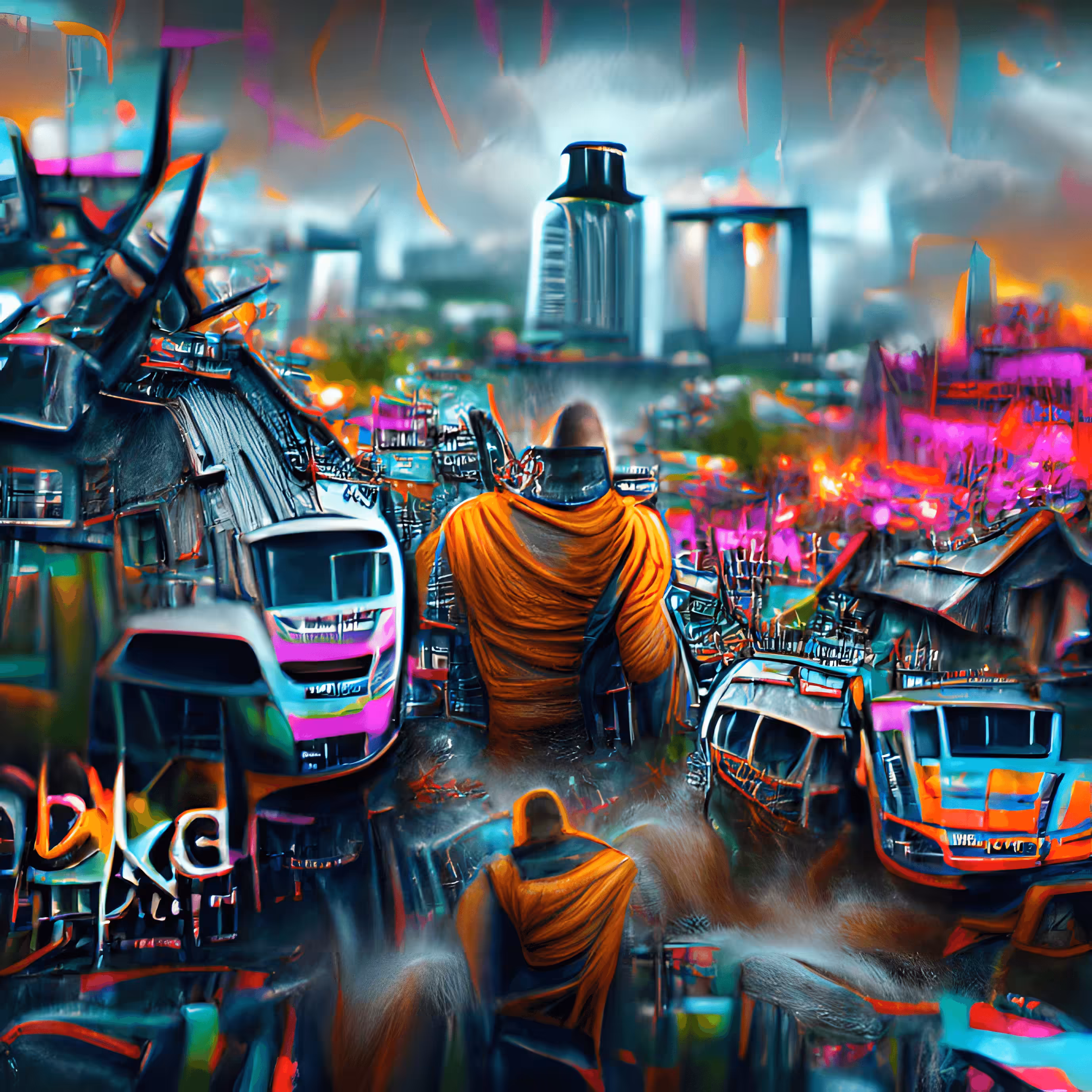 Dark Dystopian Bangkok