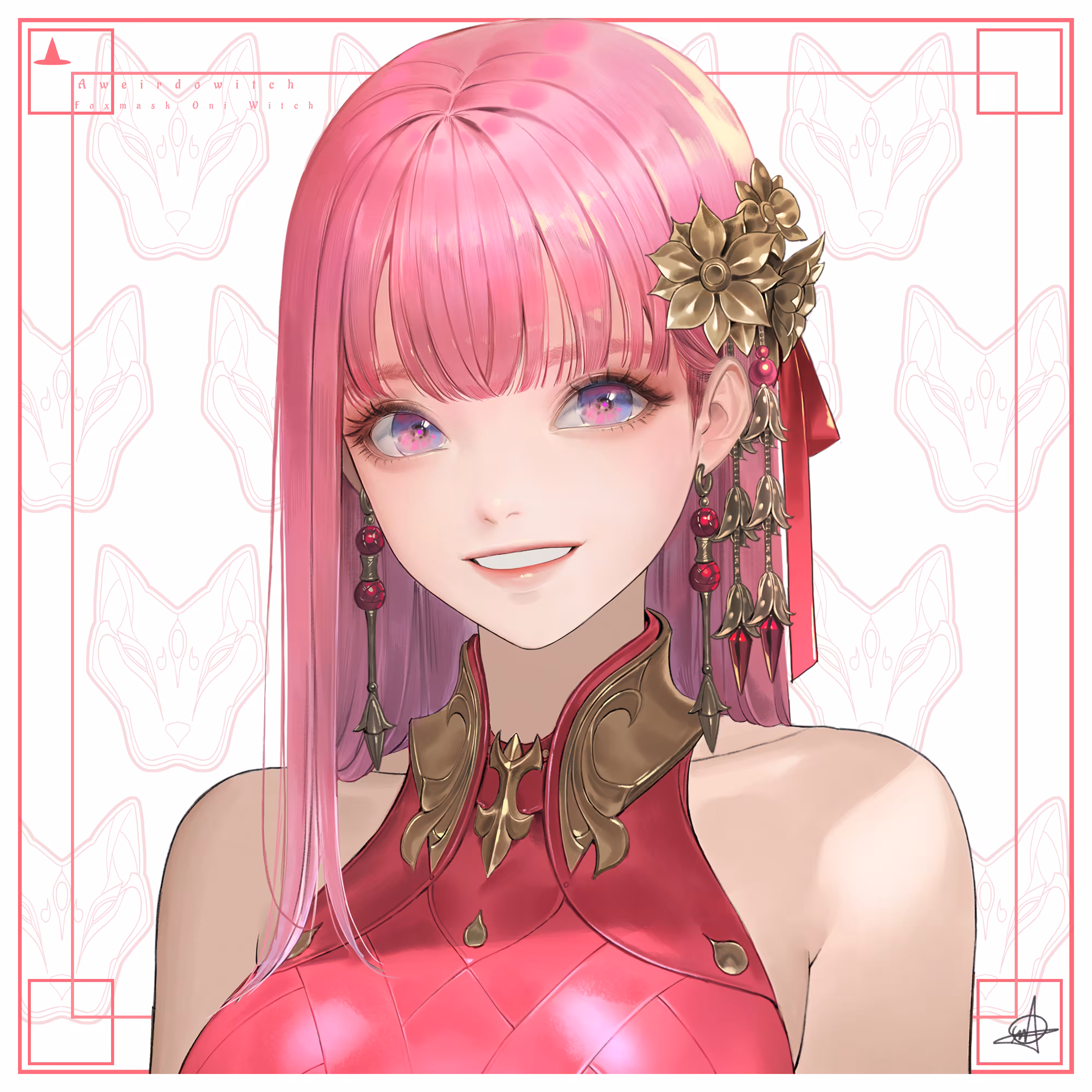 Foxmask Oni Witch PFP