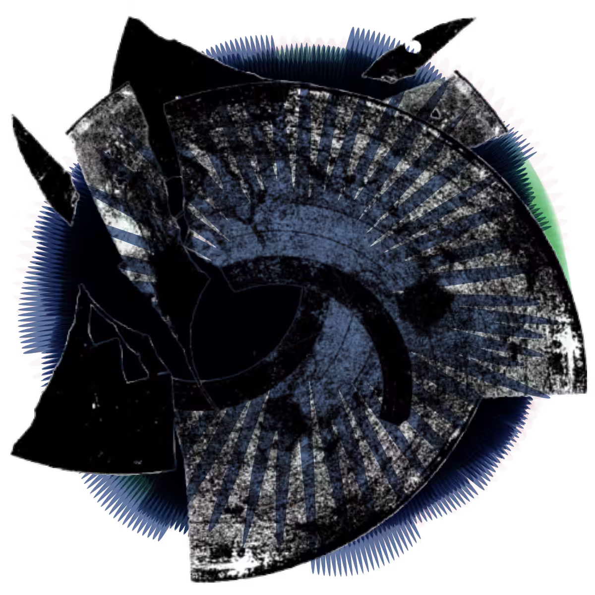 vinyl mandala #3