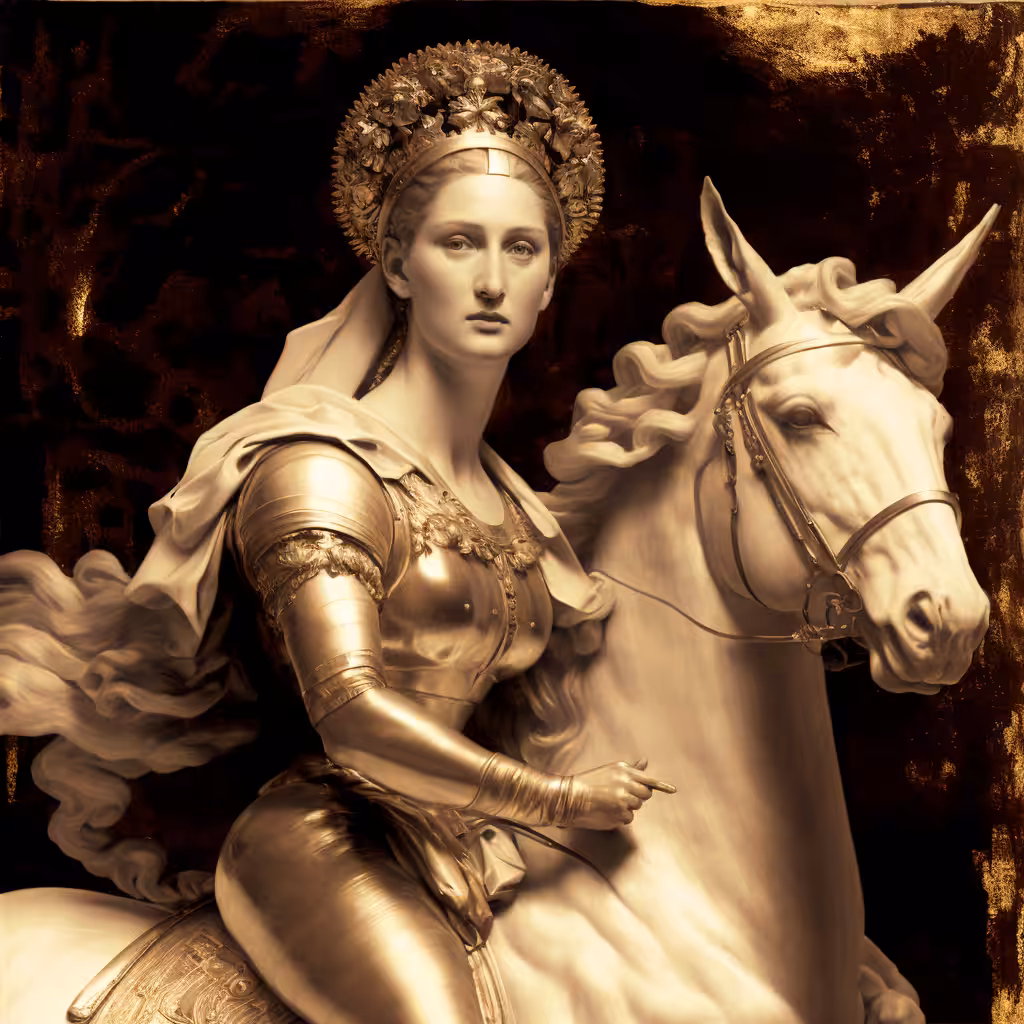 Queen Riding a Horse