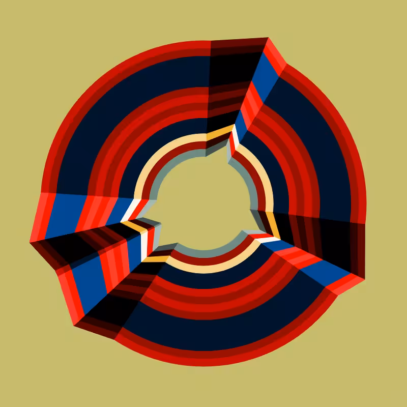 Folded Circle #58