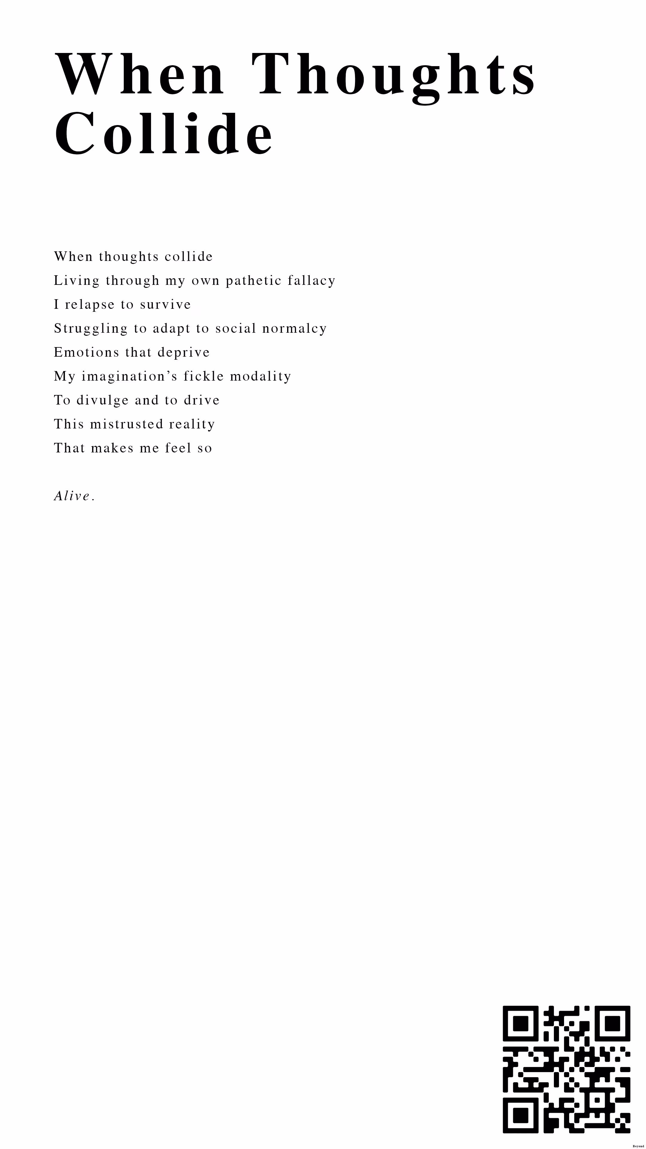 9. When Thoughts Collide