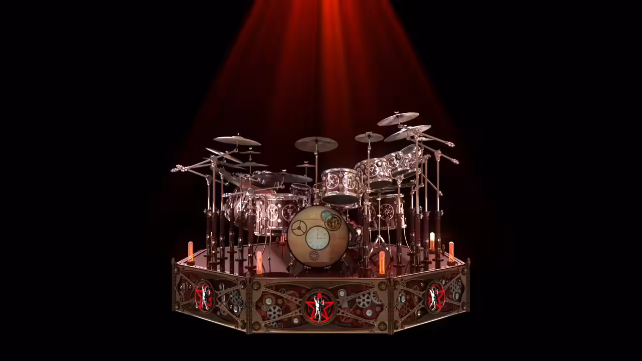 Neil Peart Rush Time Machine Drum Set Master Loop