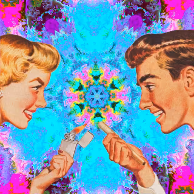 smoking together