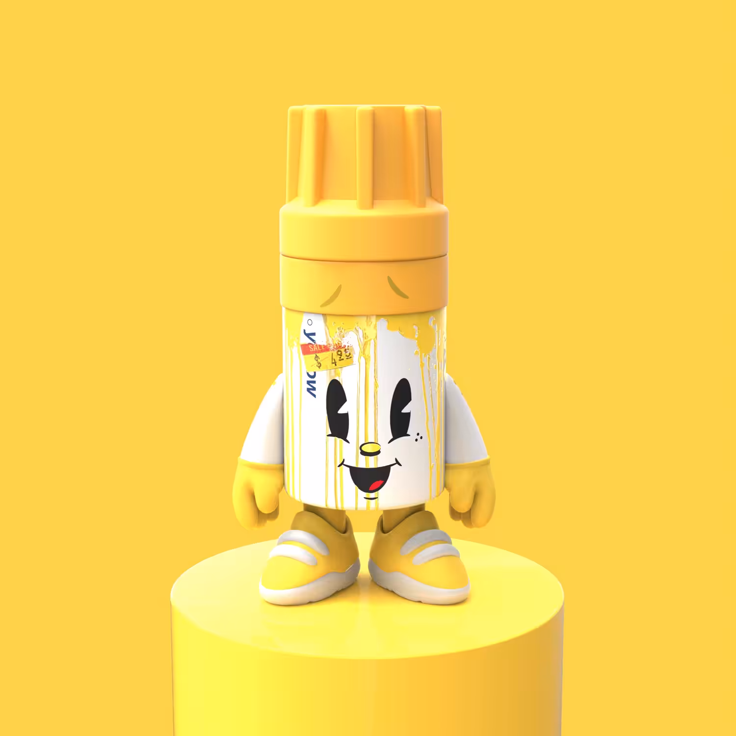 OG Slick Marker Mascot (Color)