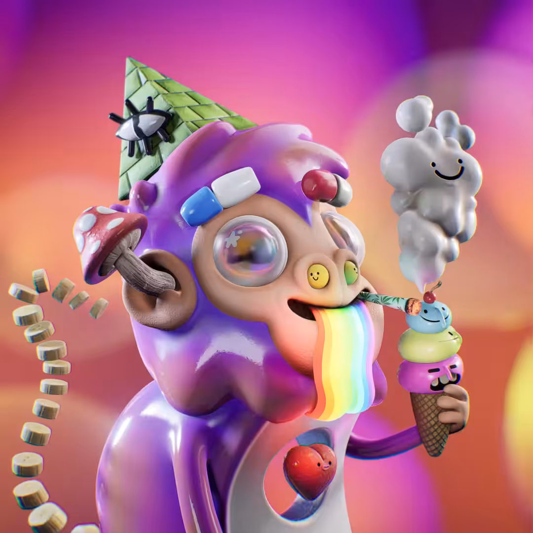 3D Trippy Derpy Ape