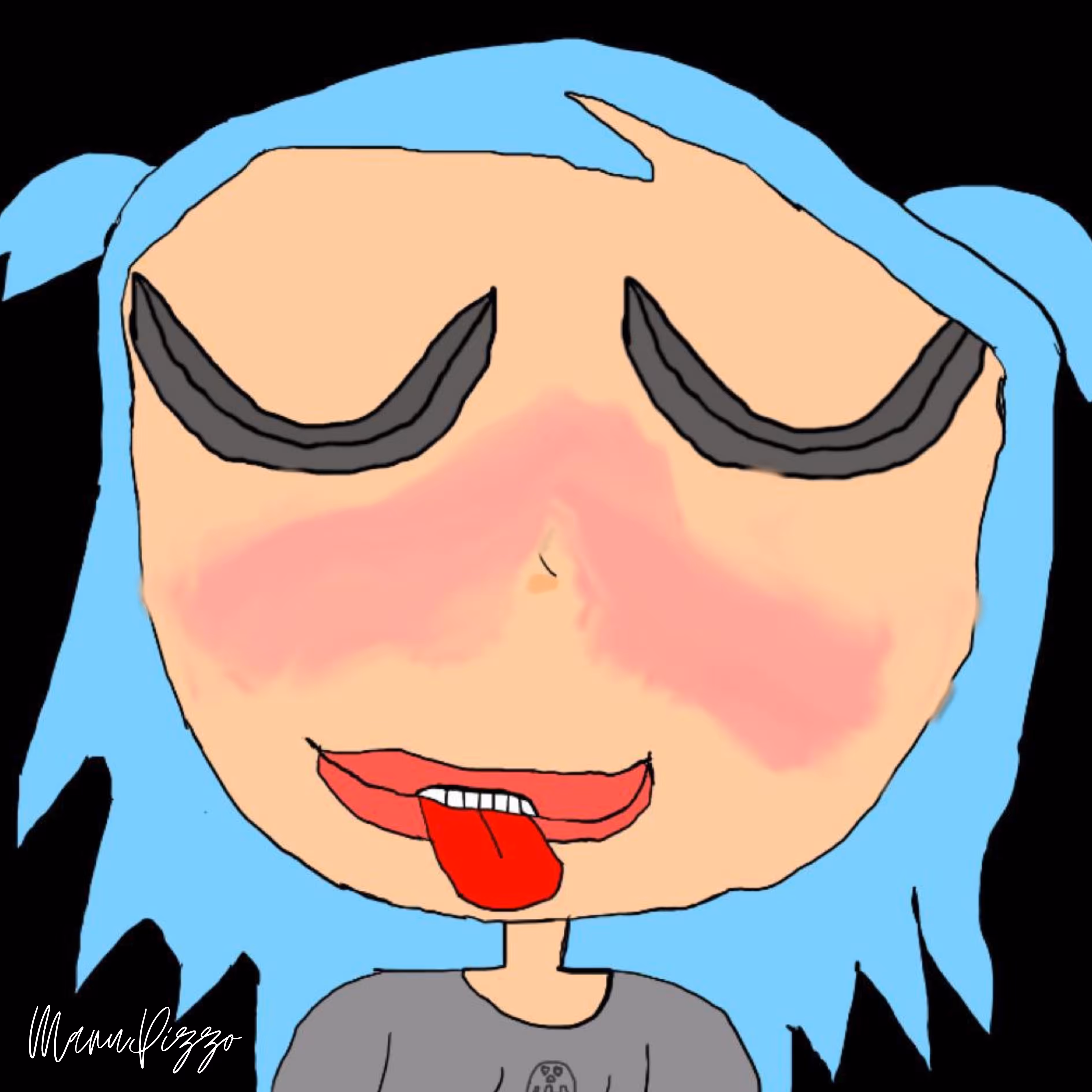 BLUE HAIR