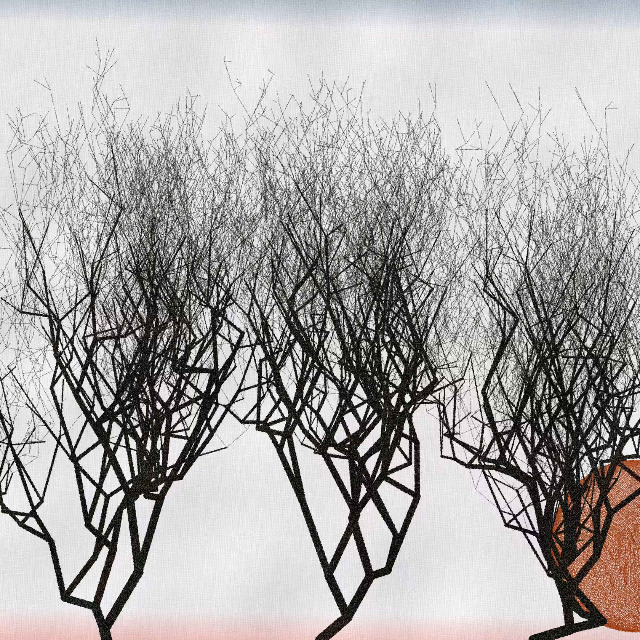 Three dead trees on earth #13