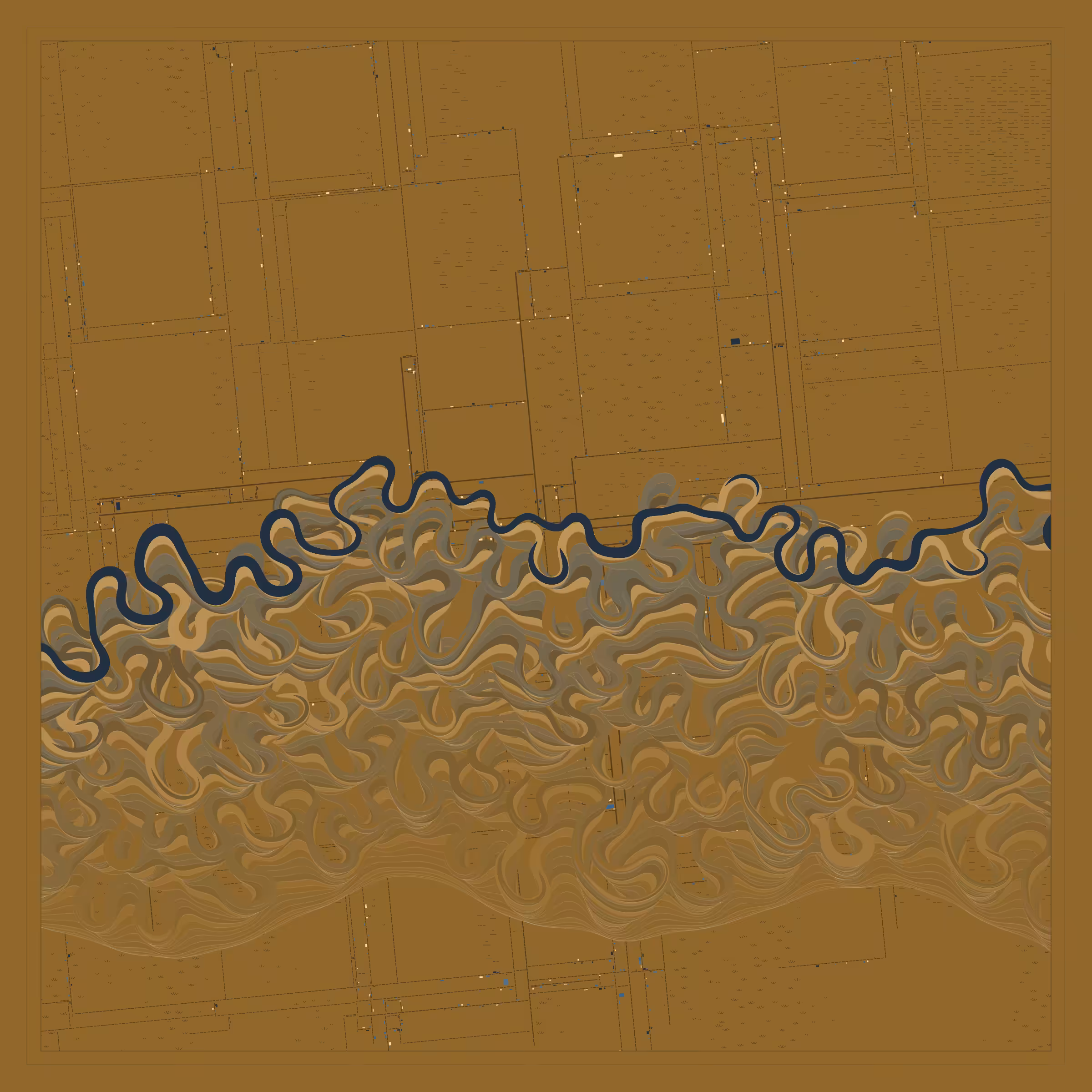 Ancient Courses of Fictional Rivers #958