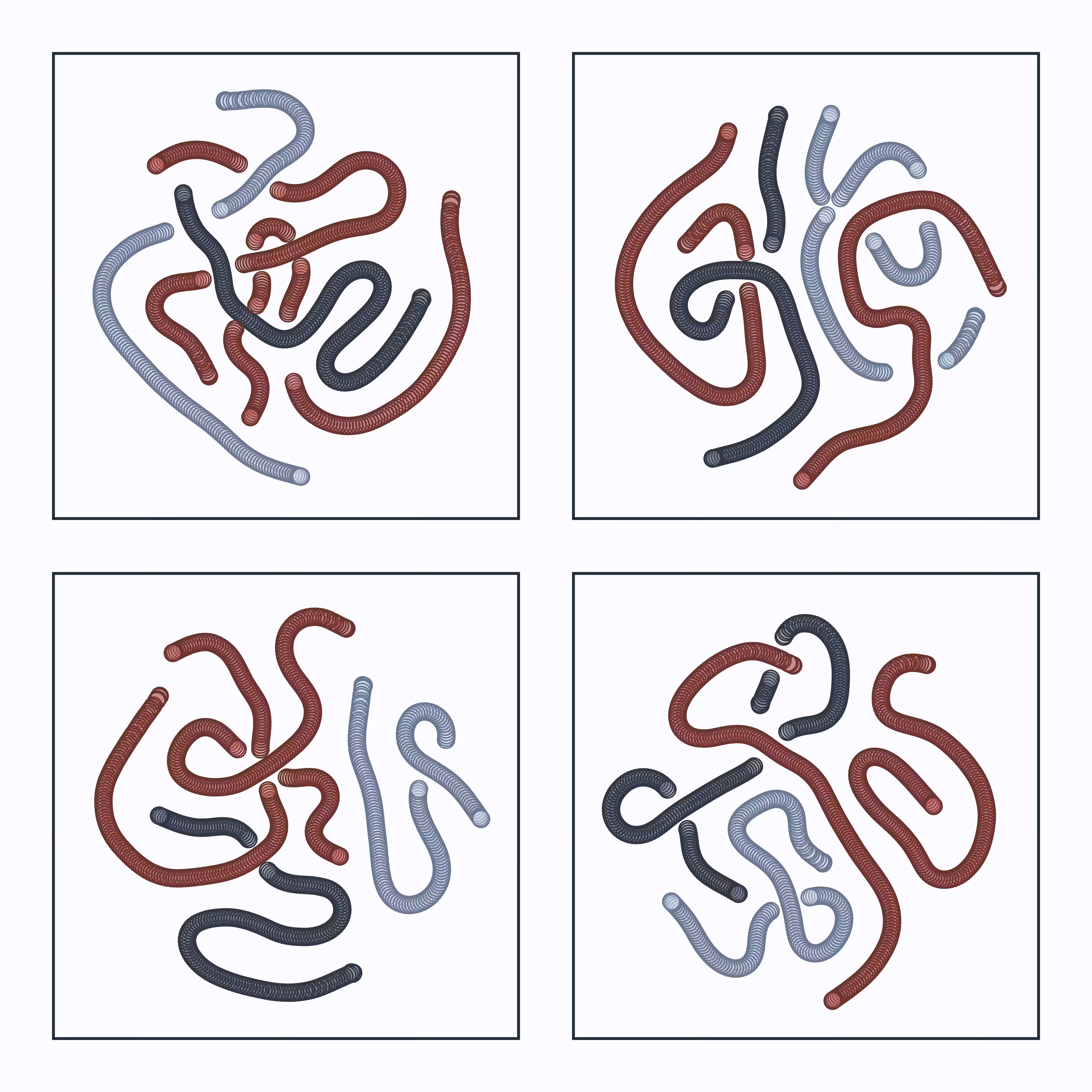 Low-Chroma Squiggles #42198