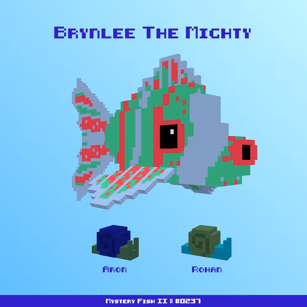Brynlee The Mighty :: Mystery Fish 0237/1000