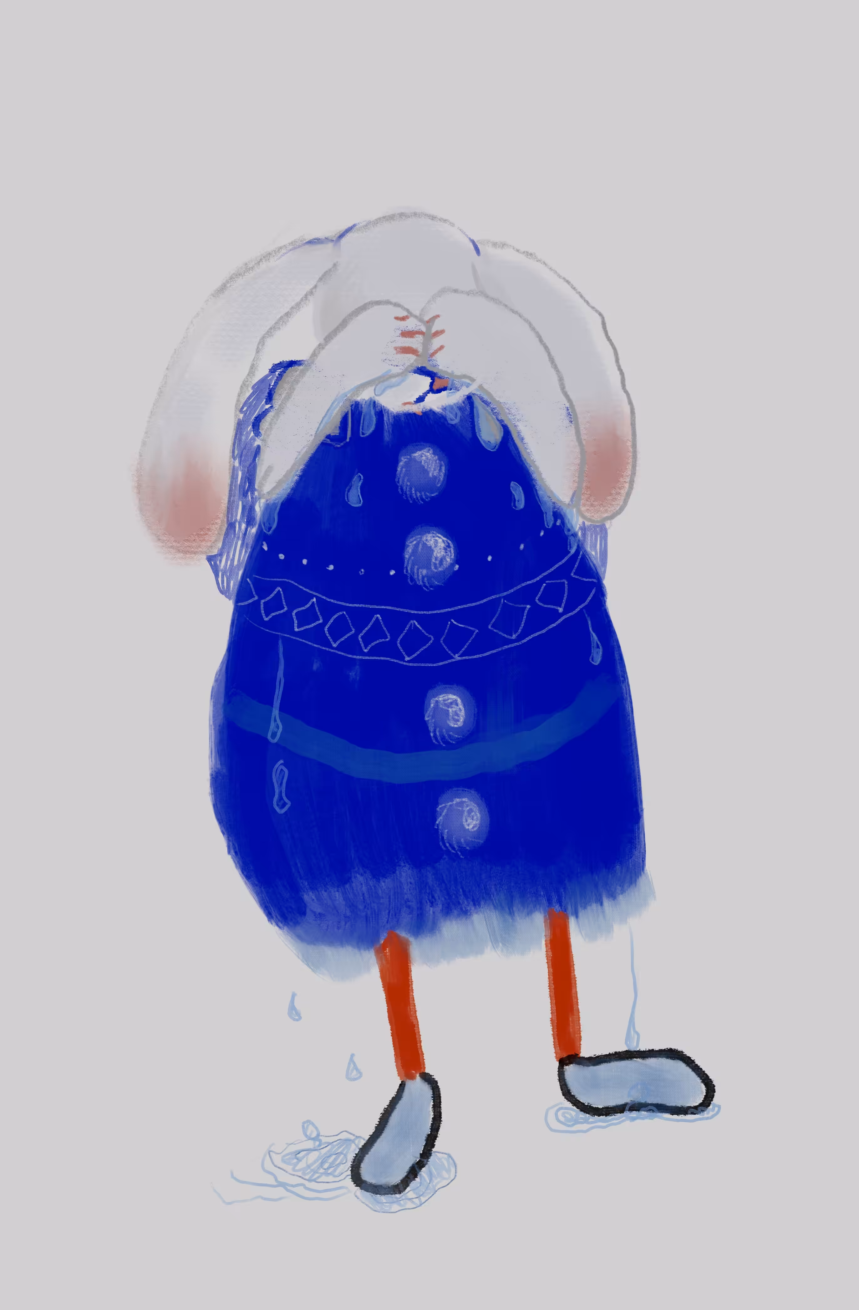 I TURNED INTO THIS RABBIT
