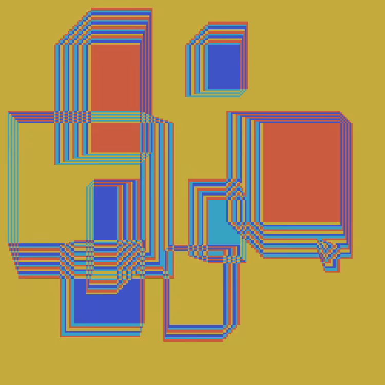Superimposed Rectangles #28