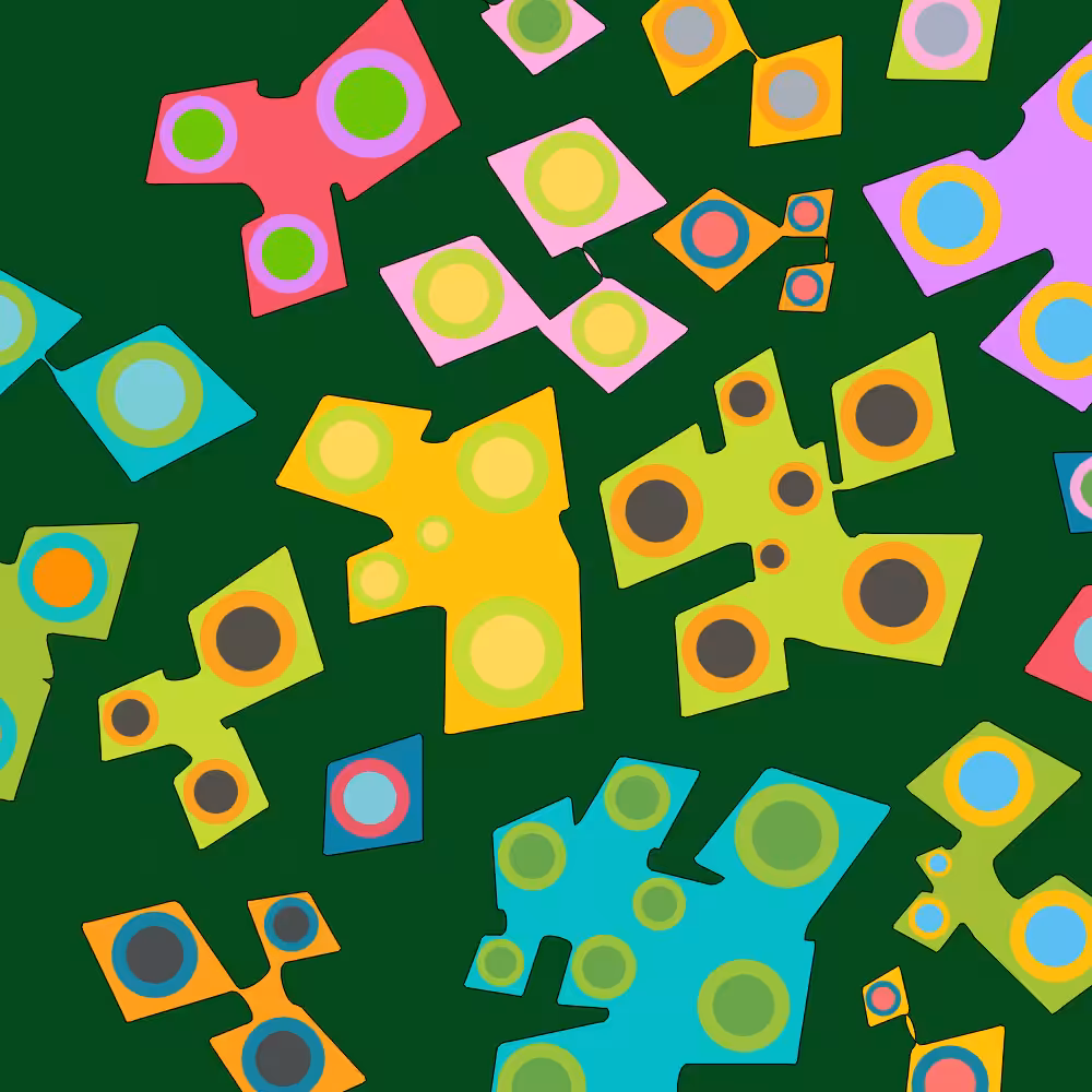Colorful cartoon shapes(free edition) #18