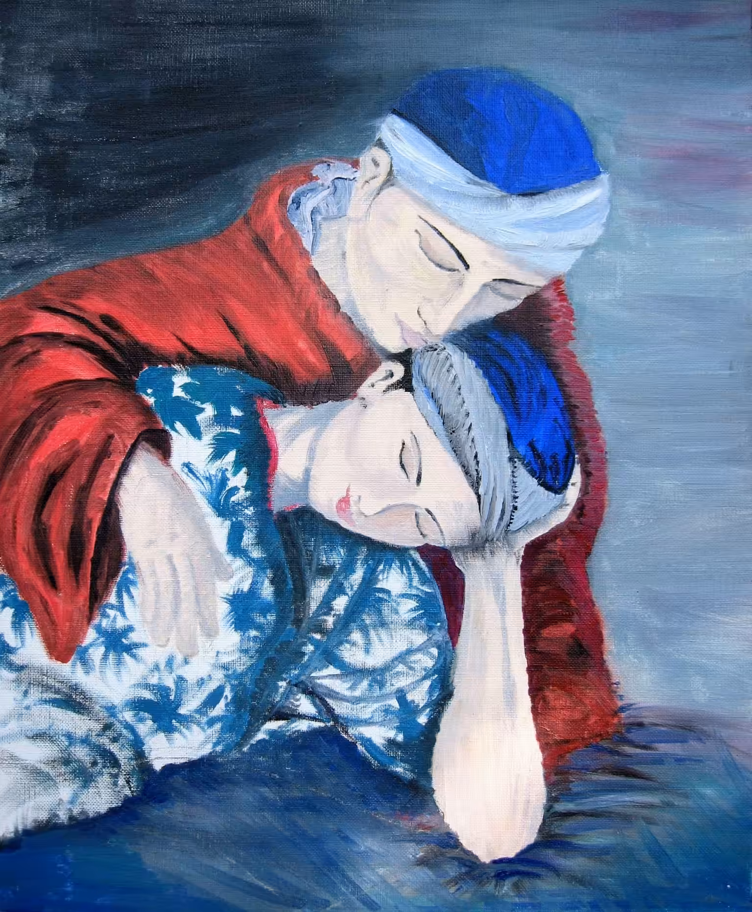 Her very first painting #1
