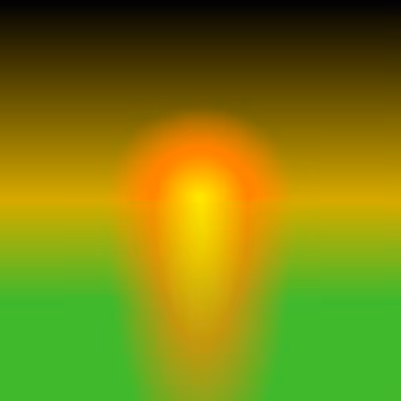 Sunset over random planet #4