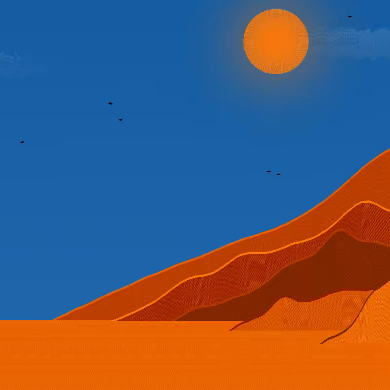 Painted Mountain Sunset #5
