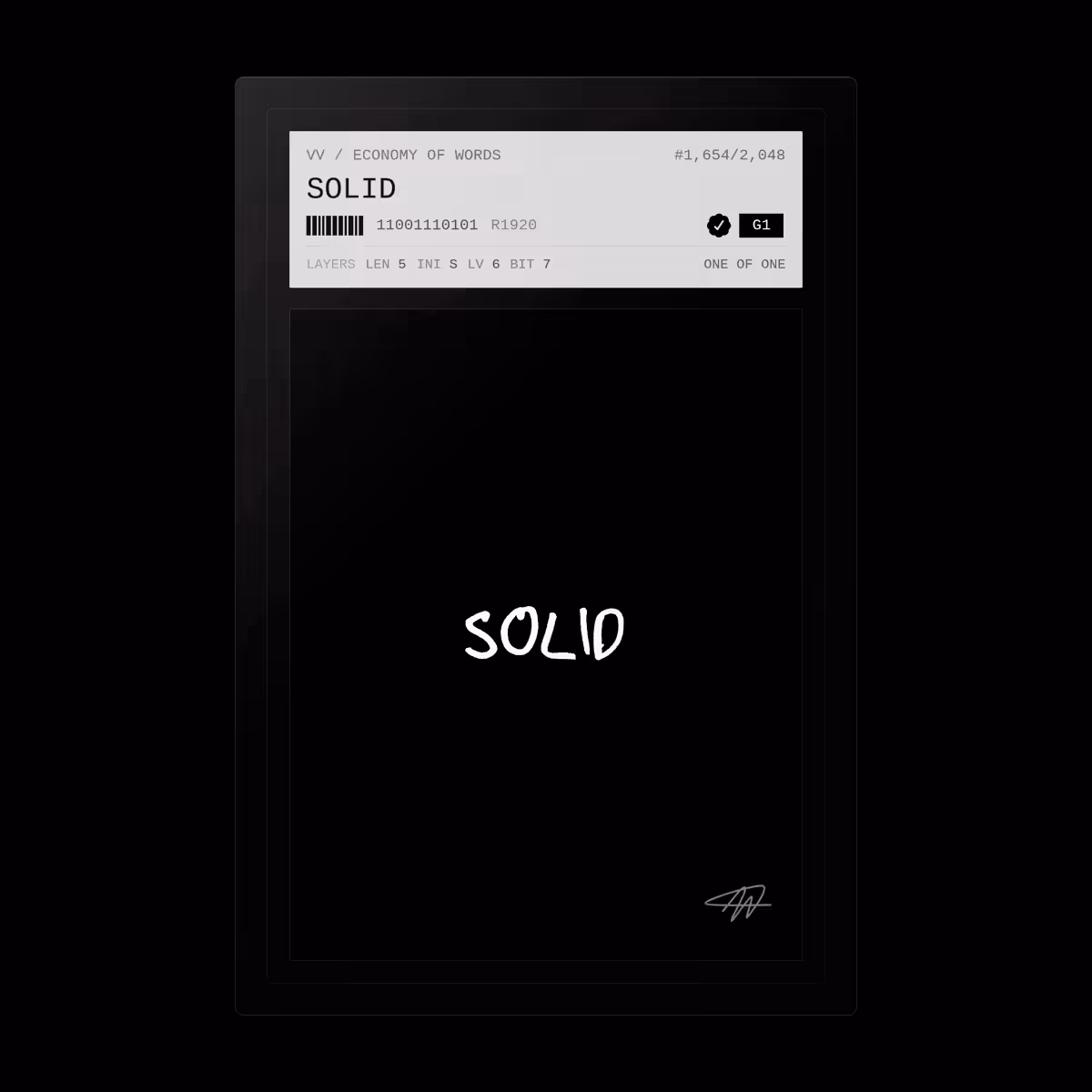 Economy of Words: SOLID · #1654