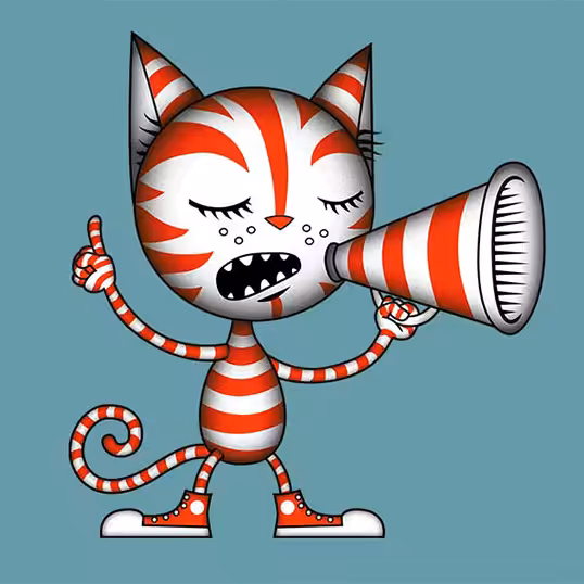 Free speech cat