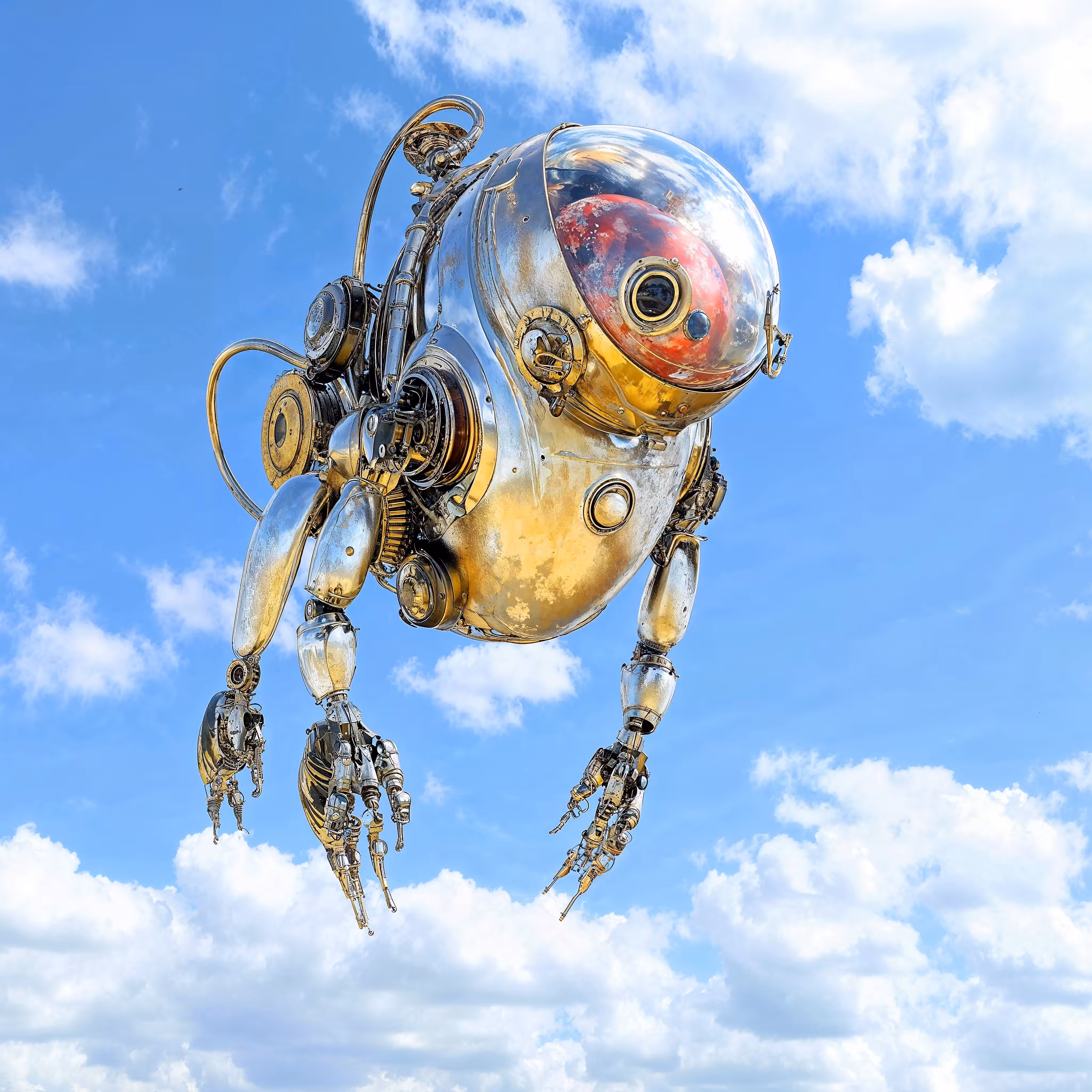 Robot Across the Sky