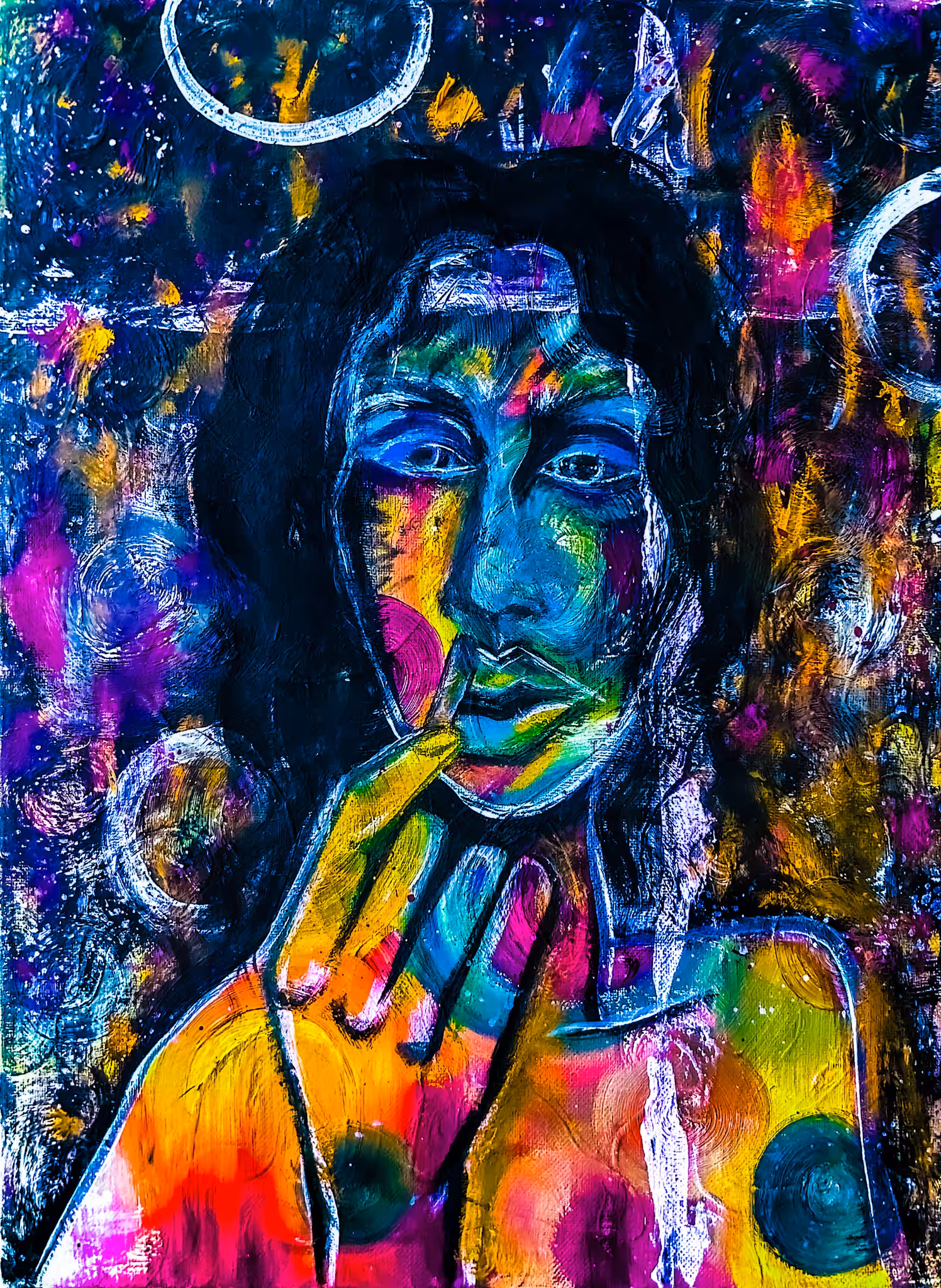 Blue Lady Glows
