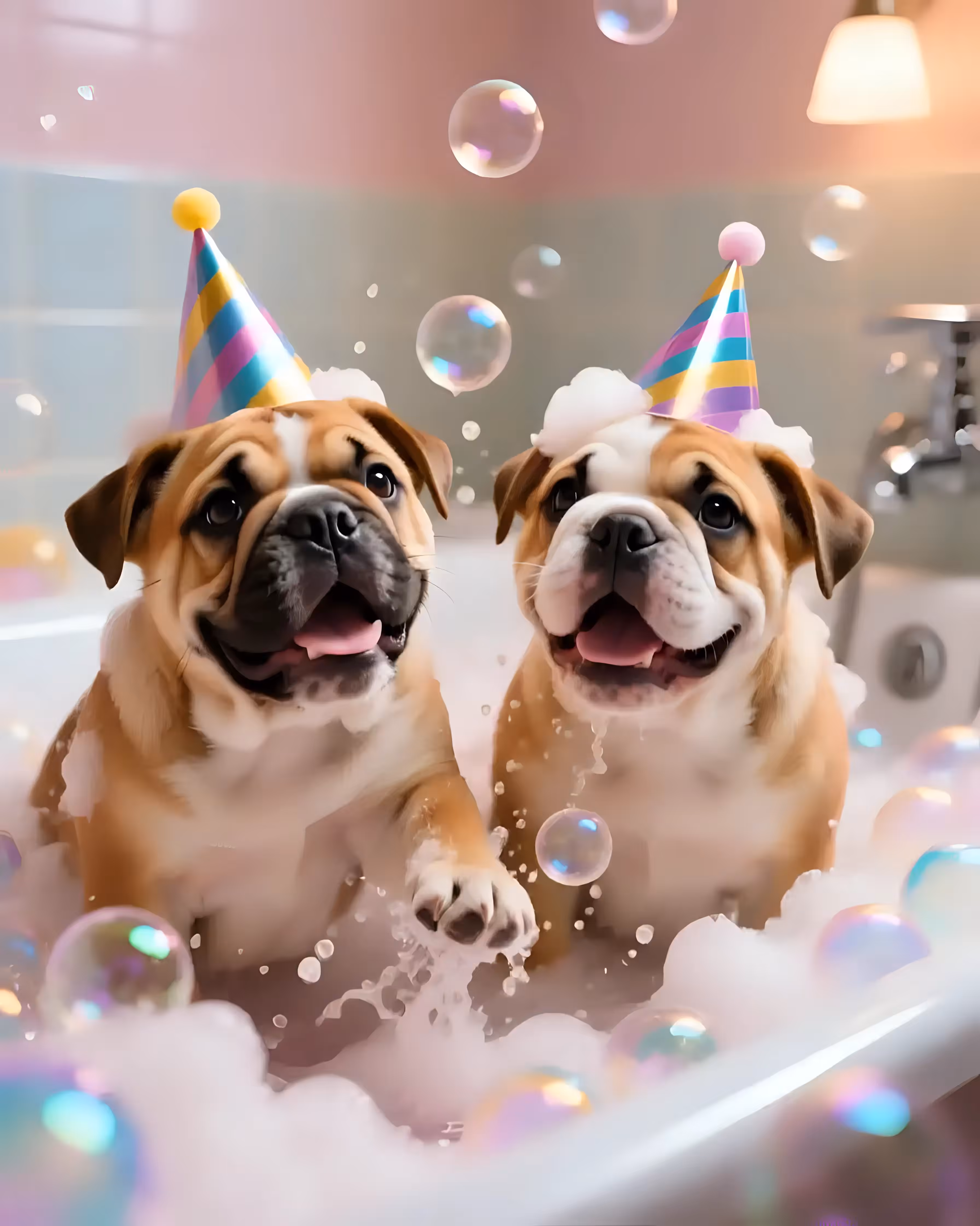Bulldog bath 