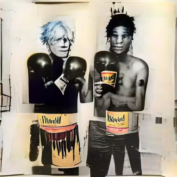 Warhol & Basquiat boxing #1