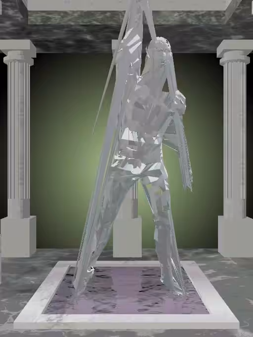 HeavenComputer: The Fragmented Jazzy Chronos Chrome Man #4940