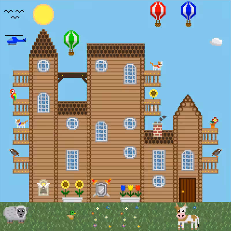 2D Mansion #891