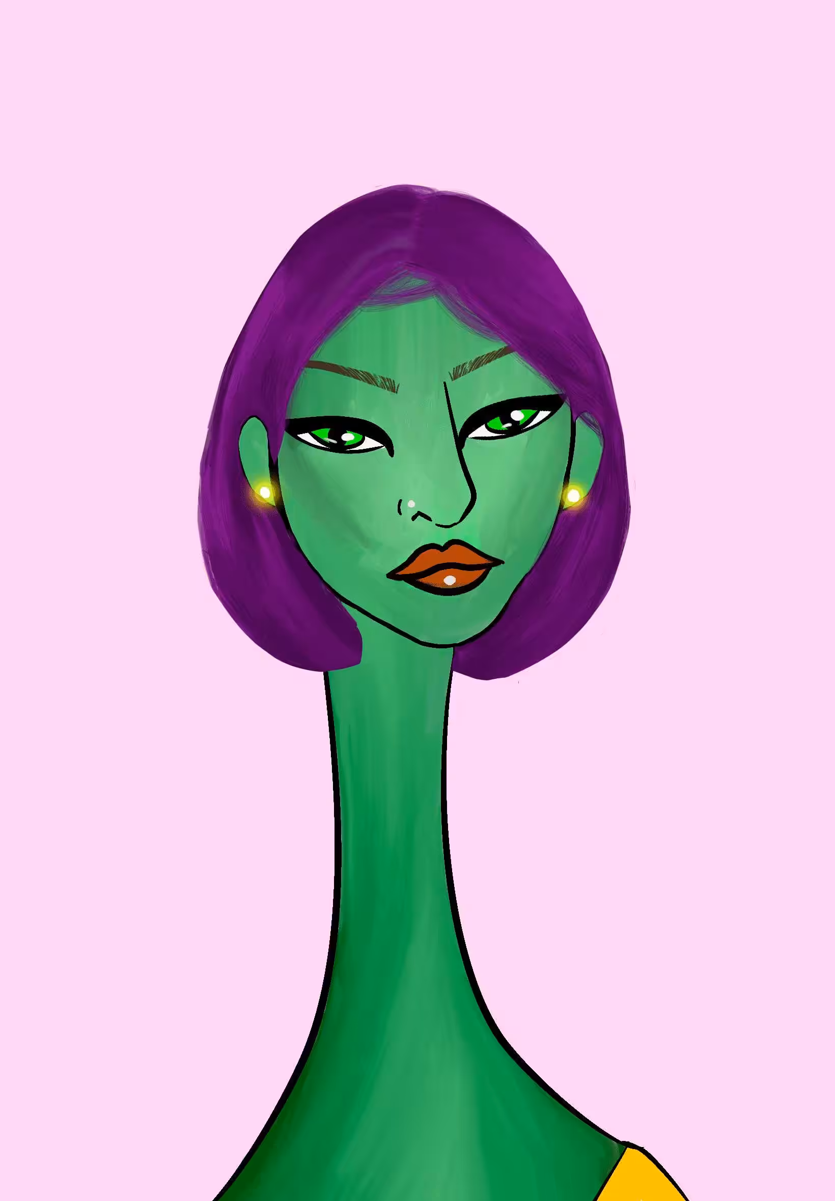Long Neckie Ladies: Long Neckie Lady #580