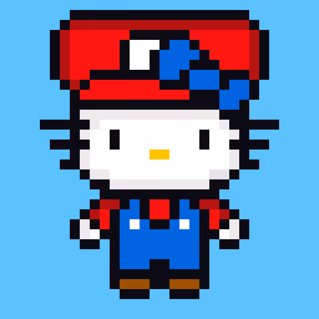 Henllo Kitty Mario #024