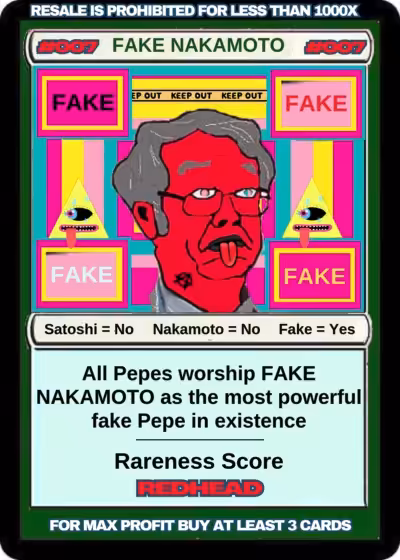 Rodeo posts: FAKE NAKAMOTO