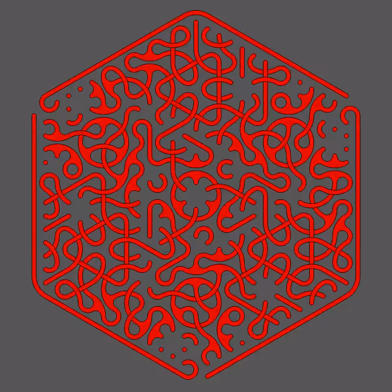 Threefold Symmetry - Dark Variations #439