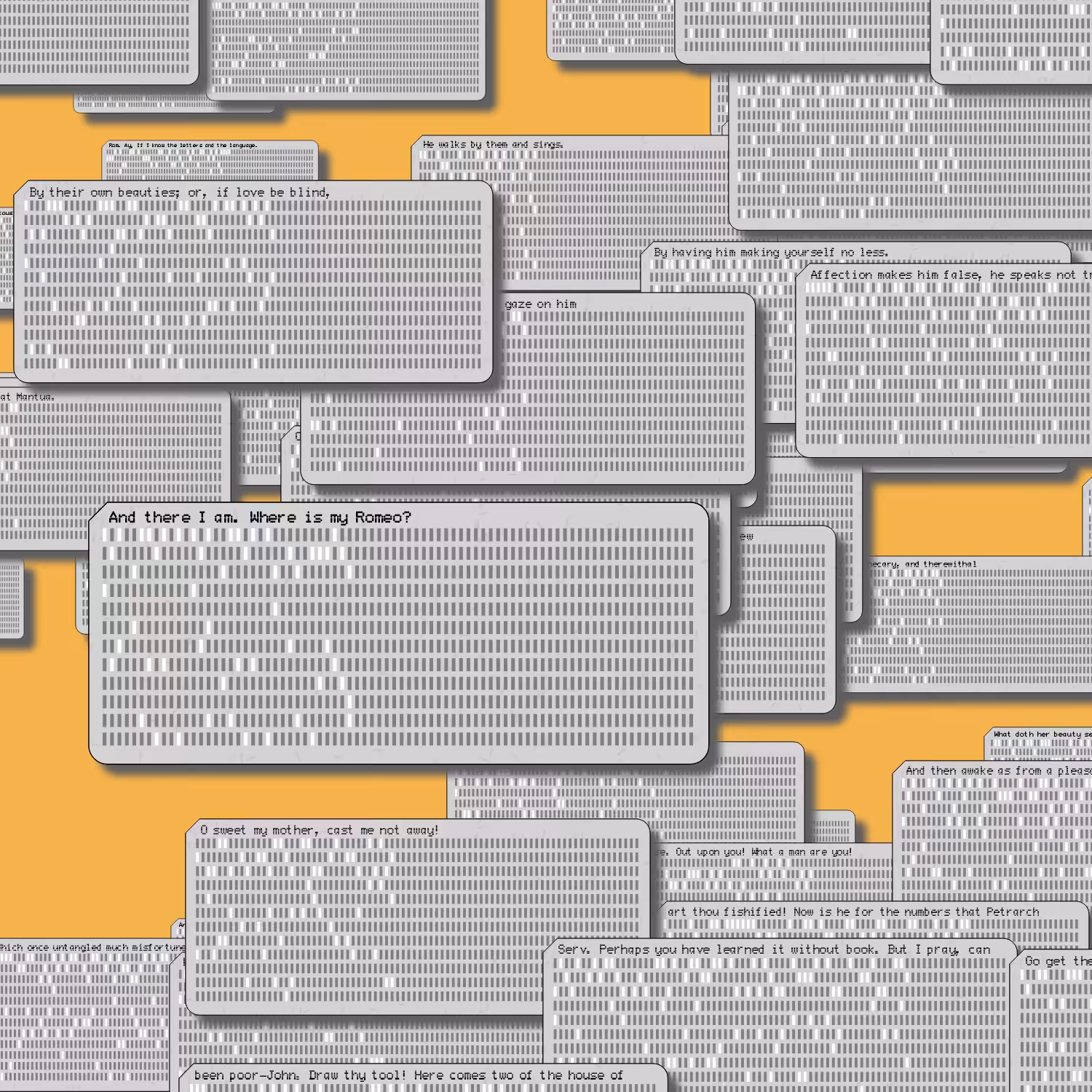 Romeo and Juliet on Punched Cards (Free) #33