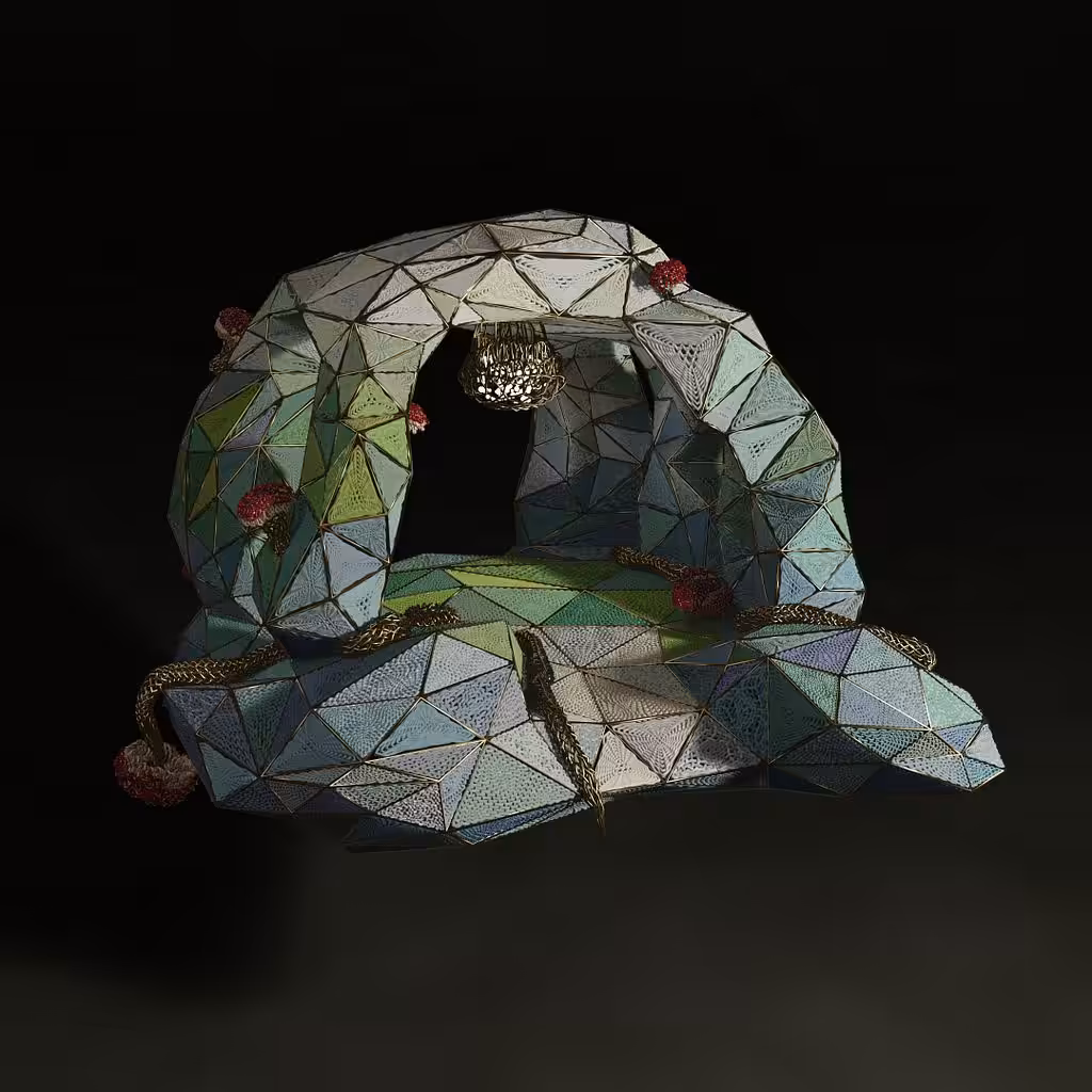 Woven I/Cave: Hidden mushroom land
