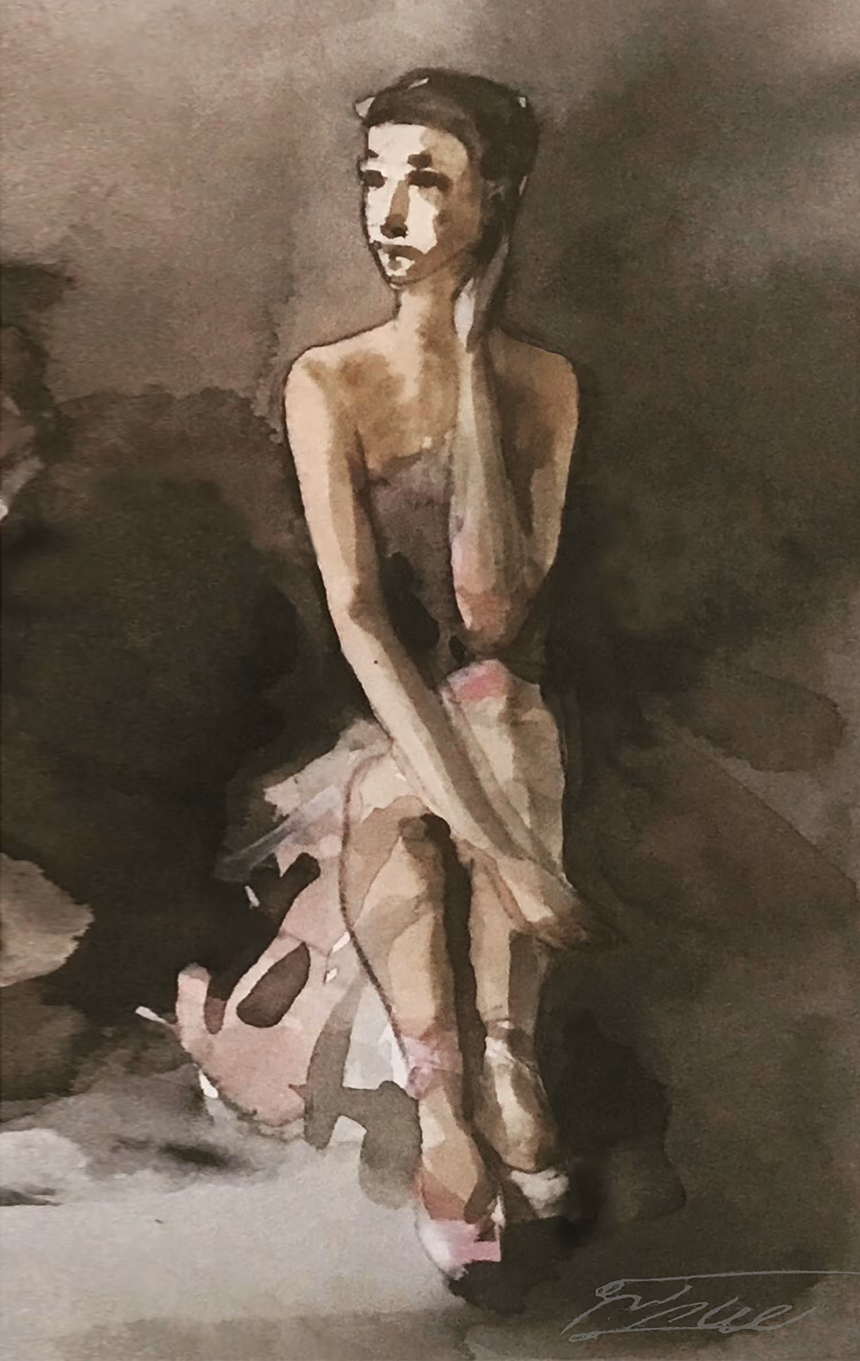 Ballerina Resting