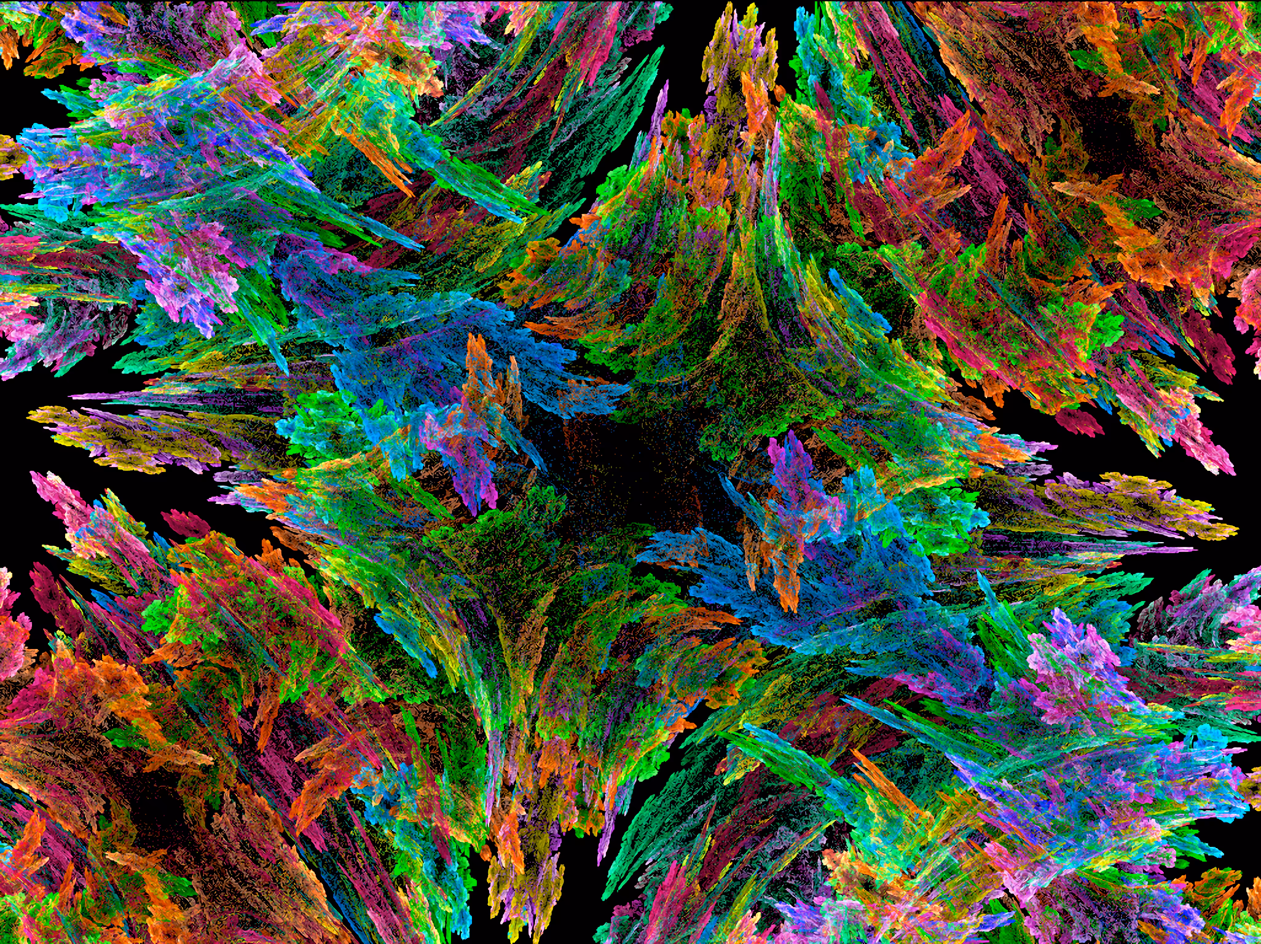 Raw Fractal Series - #104 - Spirit Molecule