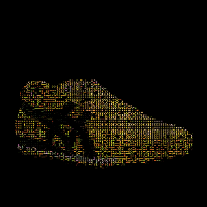 ASCIIs Dither #FFFF00