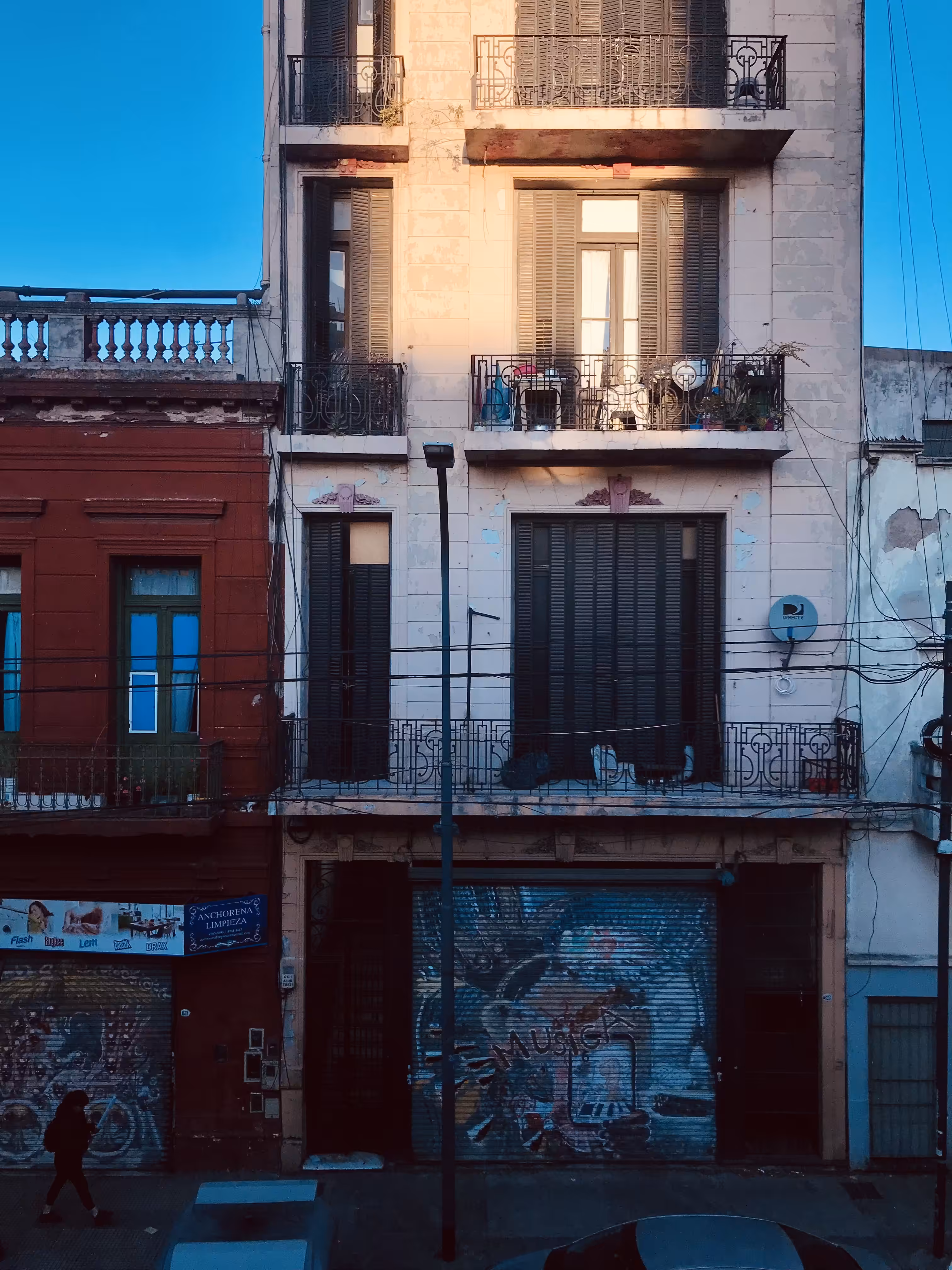 El Abasto desde la ventana de mi taller