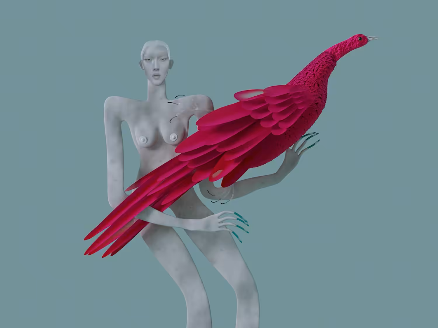 Her new bird