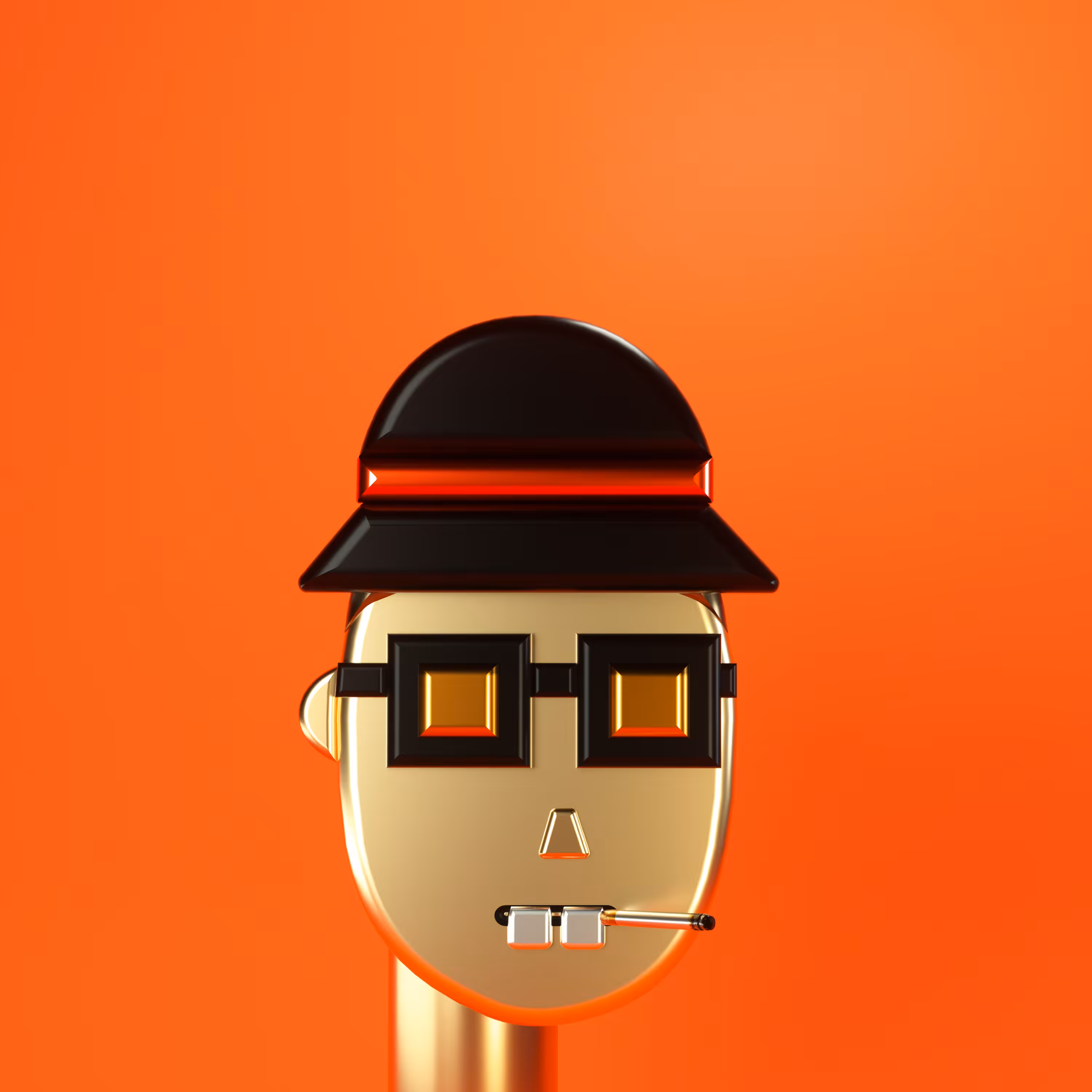3D Chrome Punk Babies #027