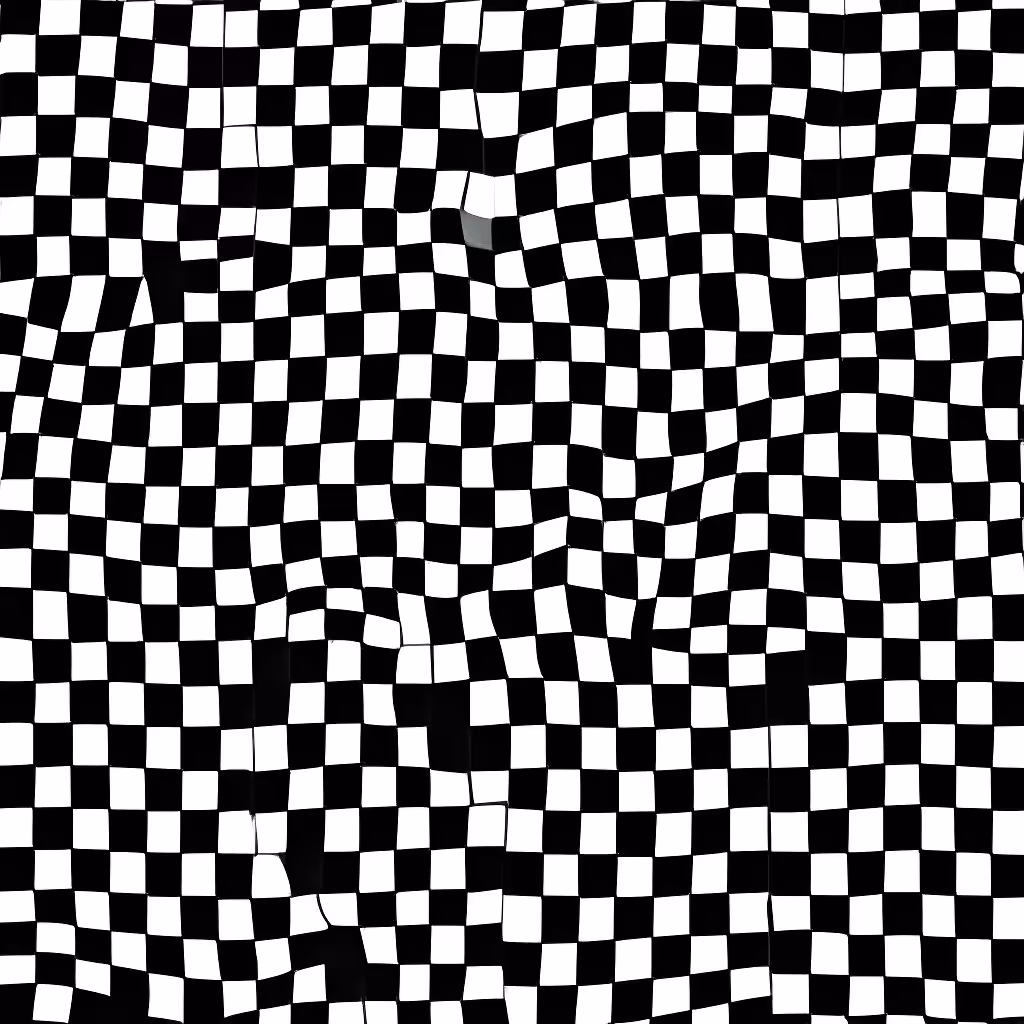A Black and White Checkerboard Pattern