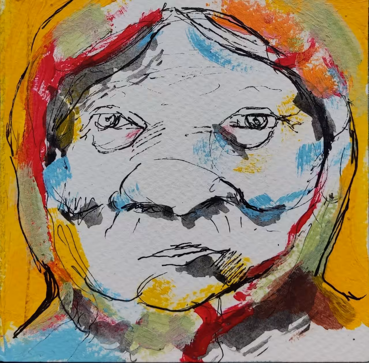 Portrait collection : Portrait of an old woman .