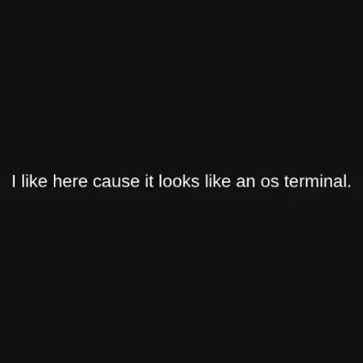 I like here cause it...