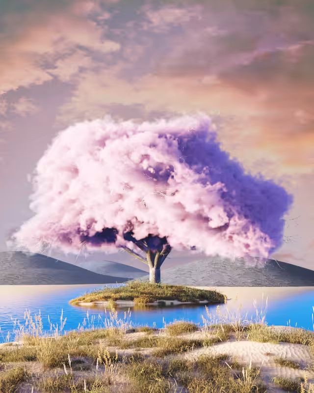 Cloudy desert #13