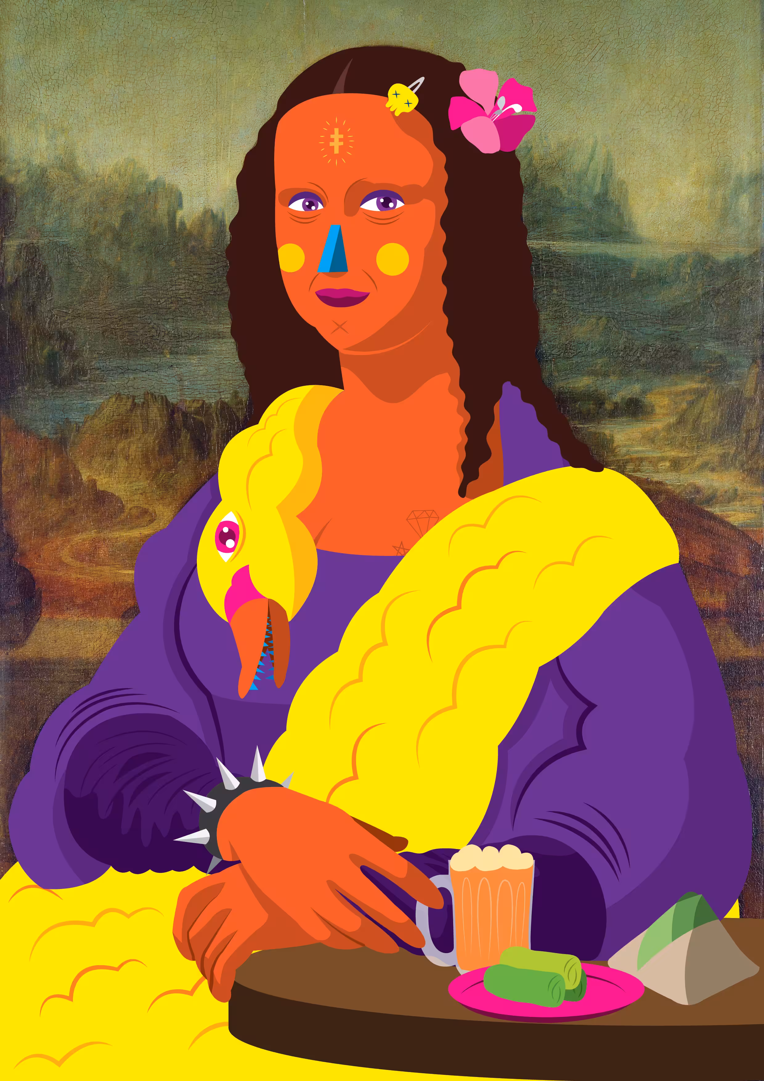 mona chillin